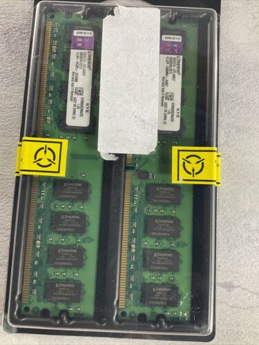 Kingston ValueRAM 4GB Kit (2x2GB Modules) 800MHz PC2-6400 DDR2 CL6 DIMM Desktop (6922766581943)